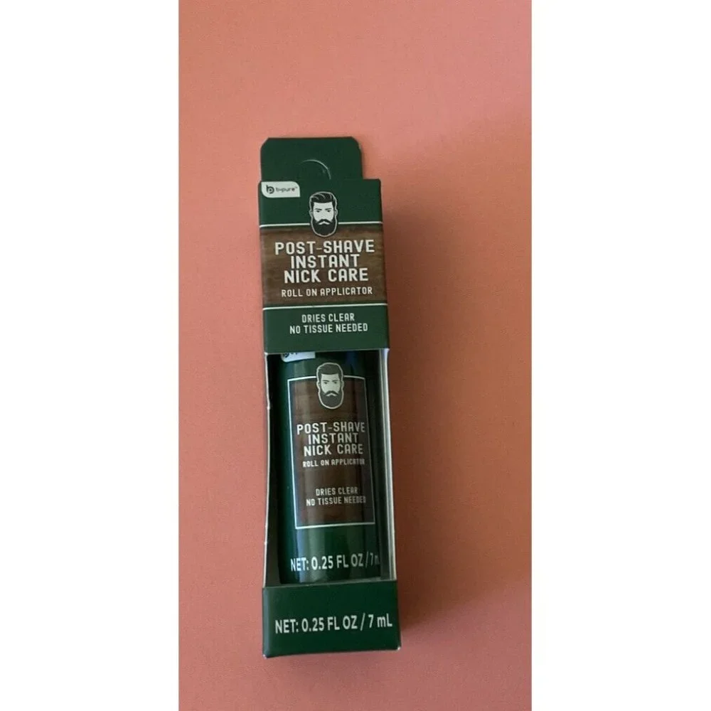B PURE POST SHAVE INSTANT NICK CARE ROLL ON APPLICATOR For Shaving Nicks or Cuts